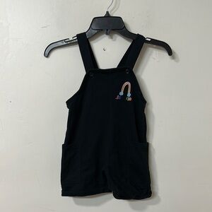 Black overalls with Rainbow Accent PRIDE